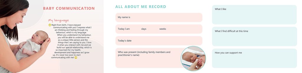 All About Me leaflet